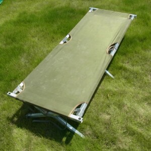 米軍 放出品 実物 アルミ製 G.I コット 折り畳み ベッド