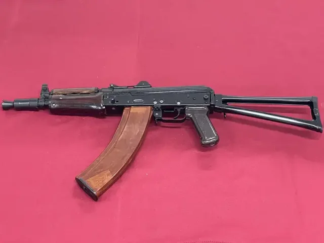 無可動実銃 AKS-74U　左側面