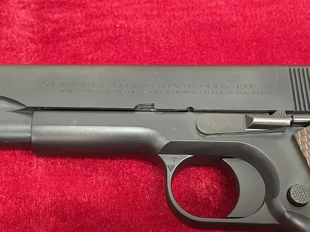 コルトM1911 ゲッタウェイ ガンブラックver.　刻印