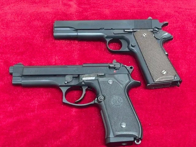 ウエスタンアームズ コルトM1911/ベレッタM92SF ガンブラックver.