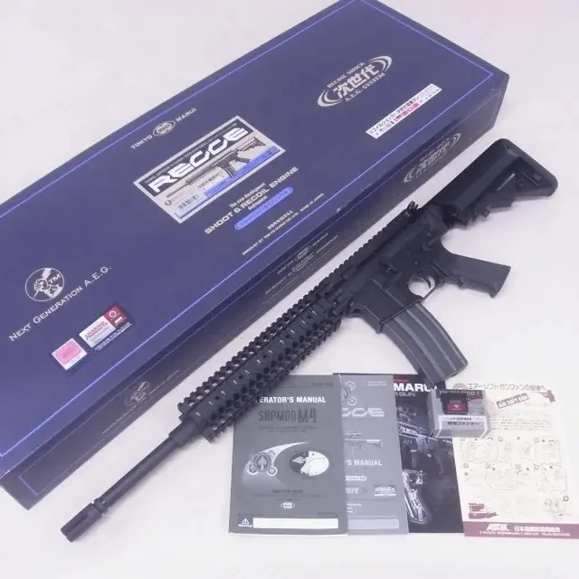 【未使用品】リポバッテリー仕様　Recce Rifle レシーライフル レシーライフル ブラック | くれいも屋