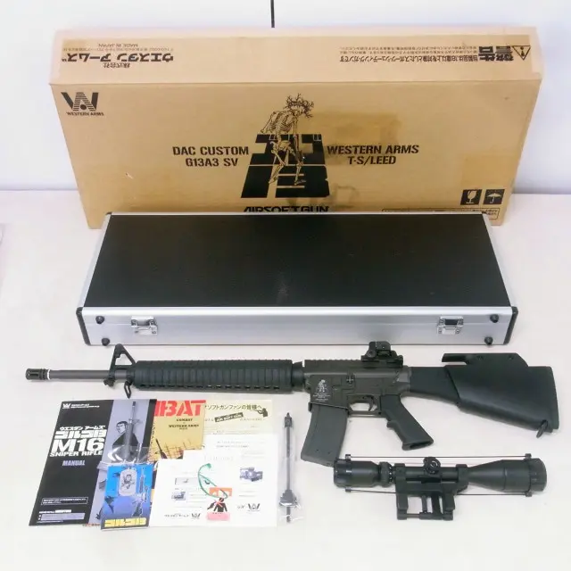 WA ウエスタンアームズ M16 ゴルゴ13カスタム WA《ゴルゴ13》M16スナイパーライフル S-ver. | くれいも屋