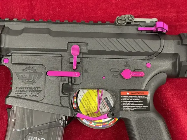 G&G×41PX 『LOVE MACHINE556』機関部左側面