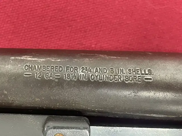 無可動実銃マーベリックM88 バレル刻印2