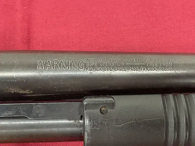 無可動実銃マーベリックM88 バレル刻印1