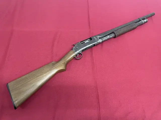 無可動実銃ウィンチェスターM1897 右面