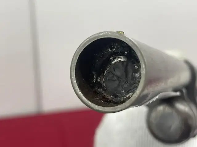 無可動実銃ウィンチェスターM1897 銃口部