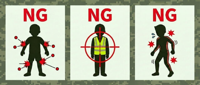 サバゲーで避けたいNG服装とその理由