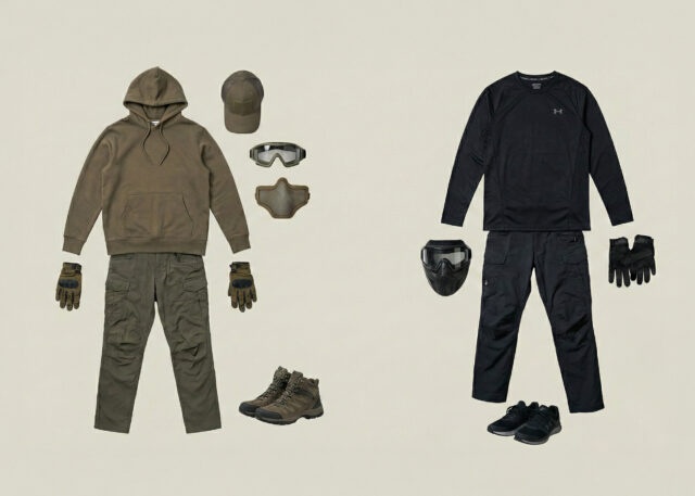 「サバゲー 服装」は迷彩じゃなくてもOKだが押さえるべきポイント