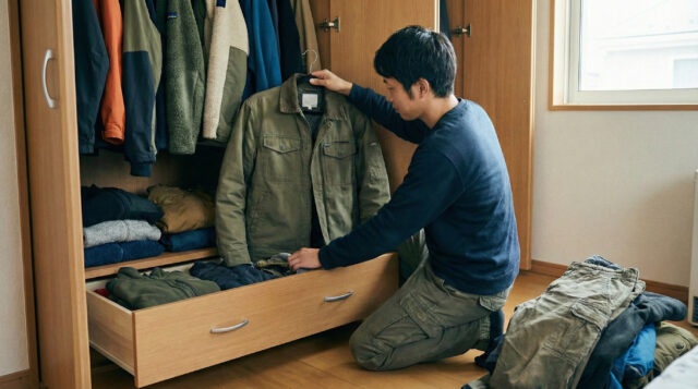 手持ちのアウトドアウェア・作業着を流用するコツ