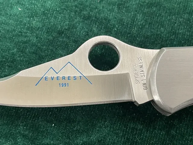 スパイダルコ エベレスト 刻印