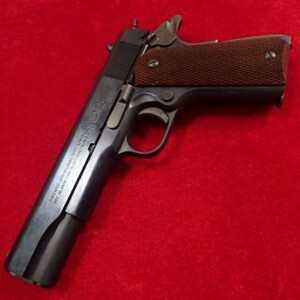 ブルーイング加工 マルシン M1911A1 コルトガバメント 木製グリップ モデルガン