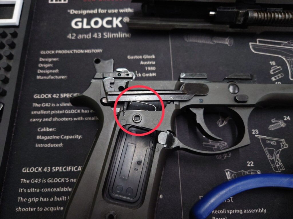 M9 ドルフィン トリガーバースプリング