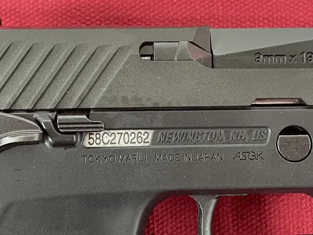 東京マルイ P320 フルサイズ FCUウインドウ