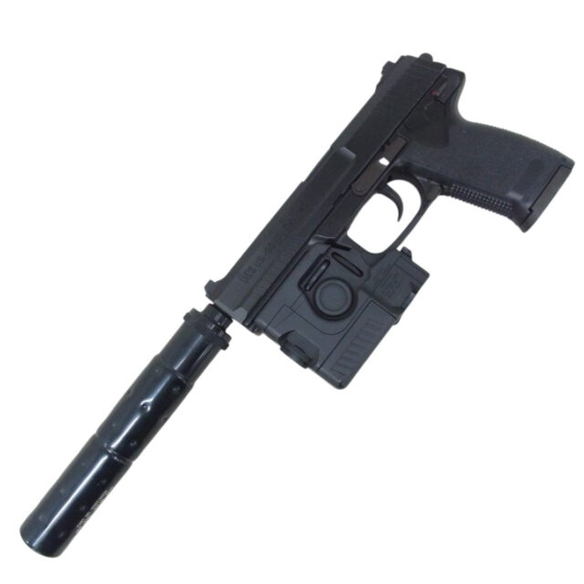 固定スライドガスガン