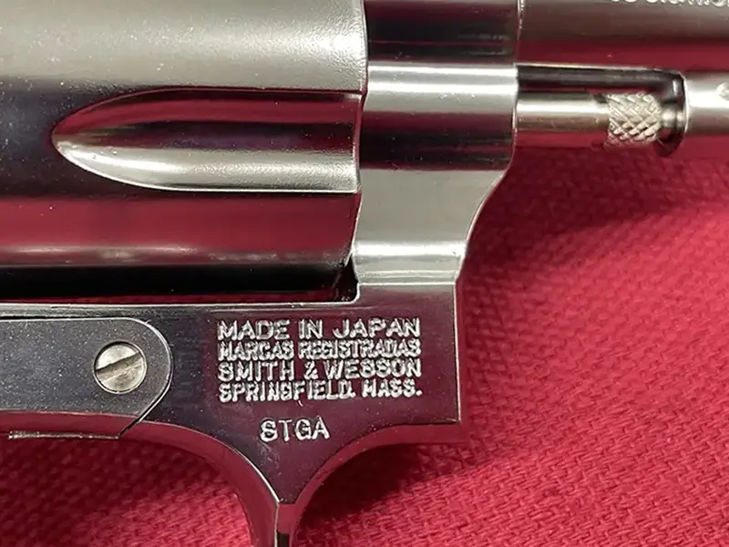 マルシン S&W M60 2インチ6mm Xカートリッジ仕様 刻印