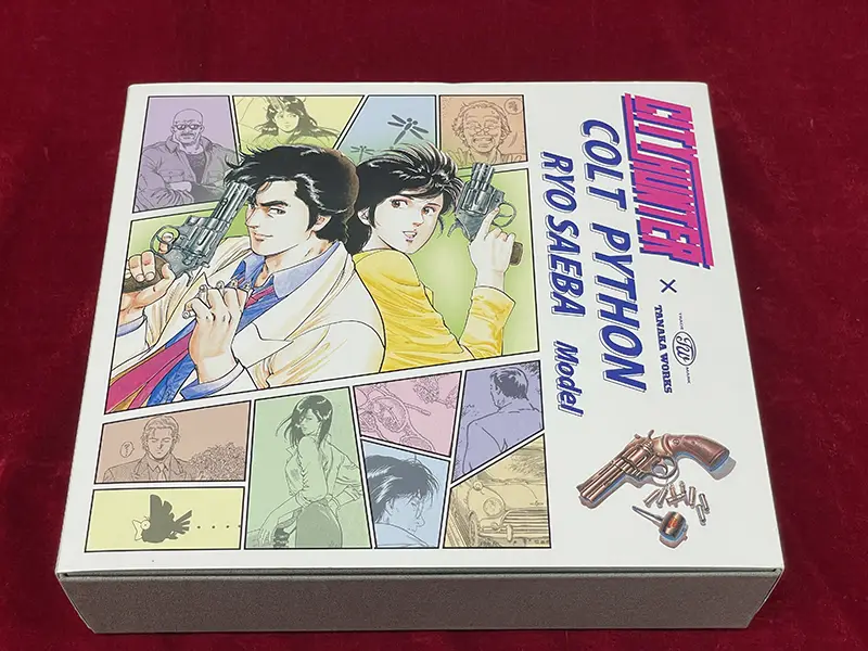 タナカワークス コルトパイソン ガスガン 冴羽獠モデル パッケージスリーブ裏面