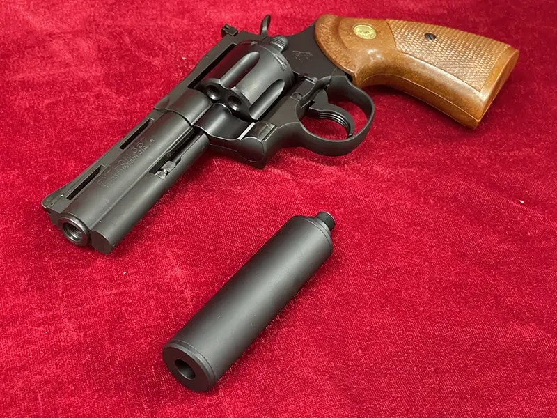 タナカワークス コルトパイソン ガスガン 冴羽獠モデル 本体&サイレンサー