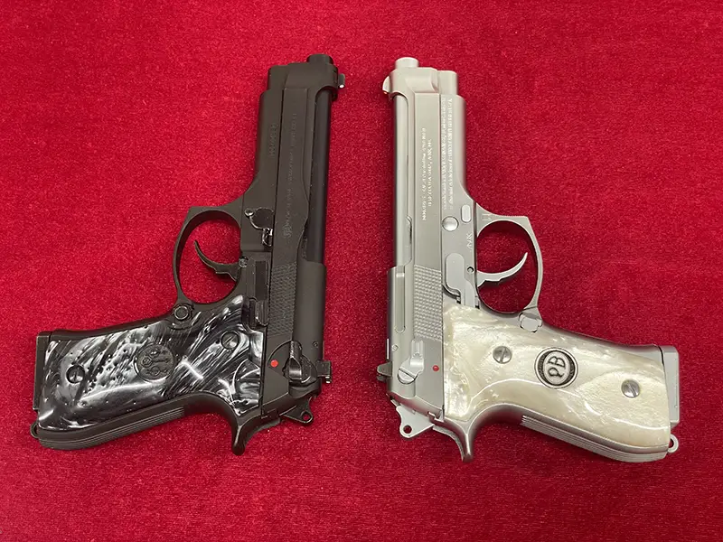 マルシン M92ブリガーディア/ウエスタンアームズ ベレッタM92FS INOX 並び2