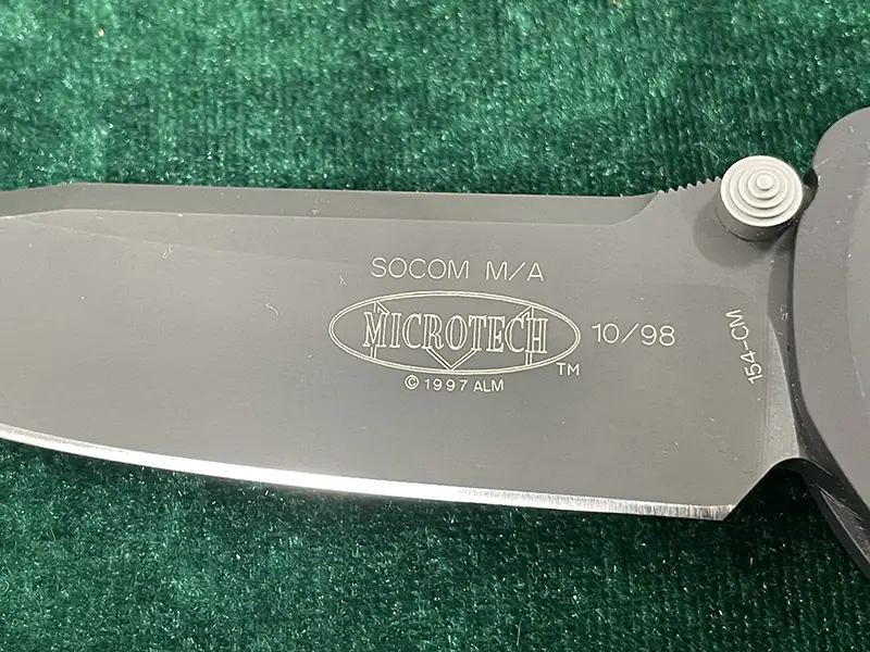 マイクロテック SOCOM M/Aブレード刻印