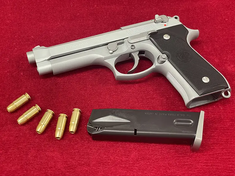 タナカワークス M92F INOX エボリューション HPセラコート本体、マガジン、カートリッジ