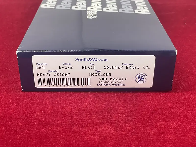 タナカワークス S&W M29 カウンターボアード 6 1/2inch HW パッケージ側面