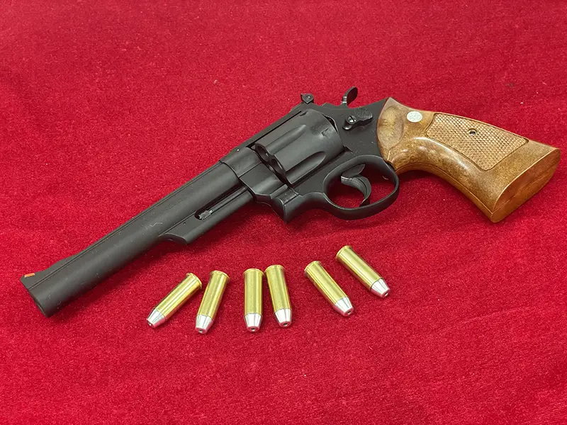 タナカワークス S&W M29 カウンターボアード 6 1/2inch HW 本体とカートリッジ