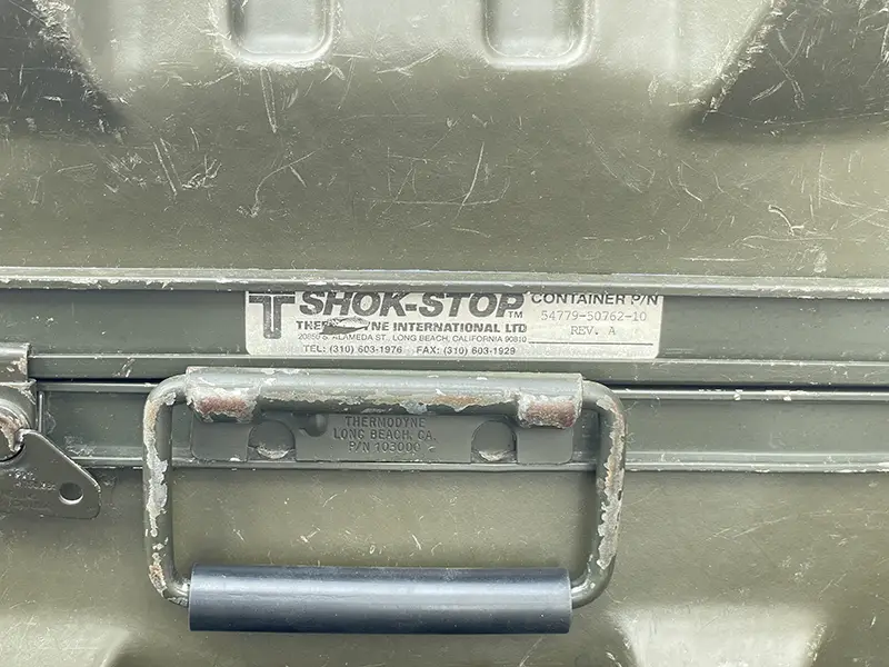 SHOK-STOP ラベル